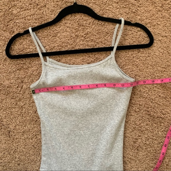 Dip Heather Gray Ribbed Bodysuit - Picture 9 of 9